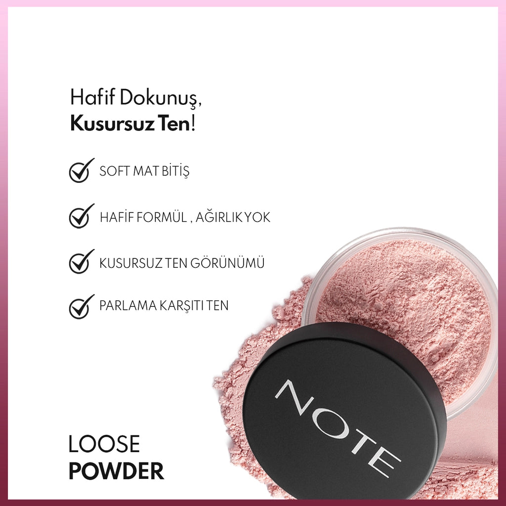 Note Pink Loose Powder Powder Pink