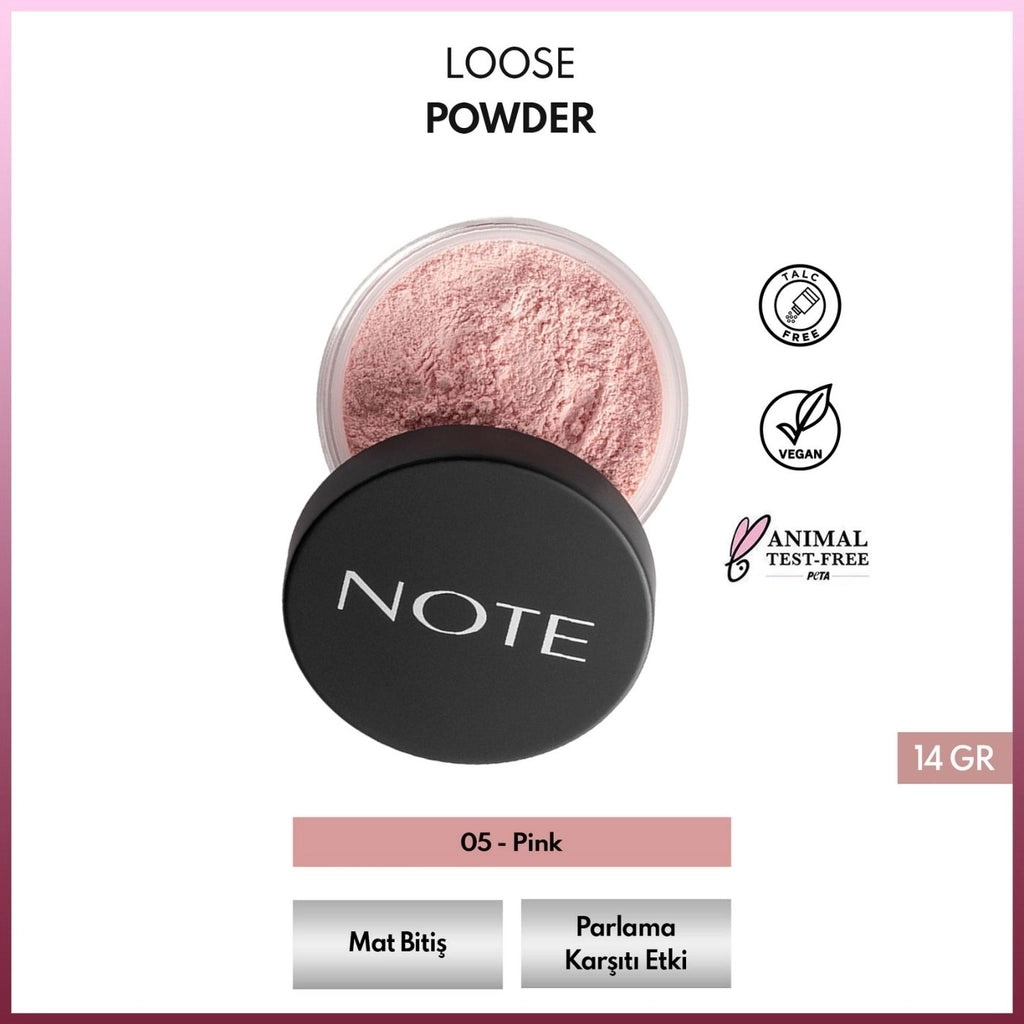 Note Pink Loose Powder Powder Pink