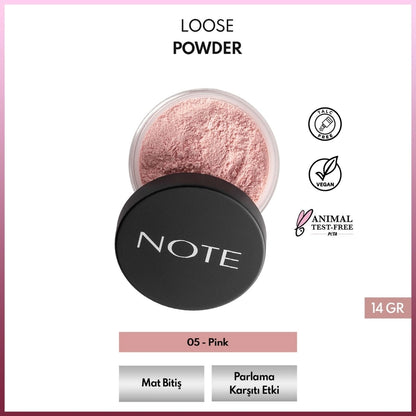 Note Pink Loose Powder Powder Pink