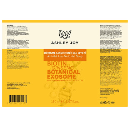 Ashley Joy Herbal Exosome Supported Anti-hair Loss Tonic Hair Spray 150 ml