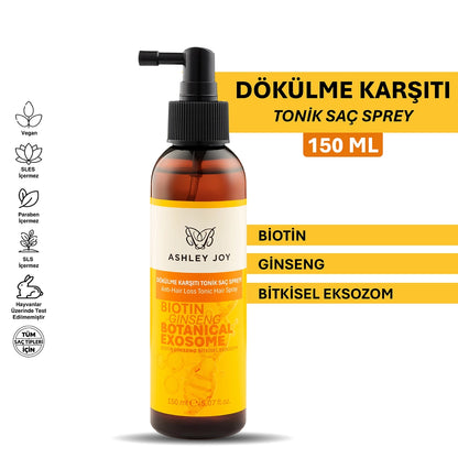 Ashley Joy Herbal Exosome Supported Anti-hair Loss Tonic Hair Spray 150 ml