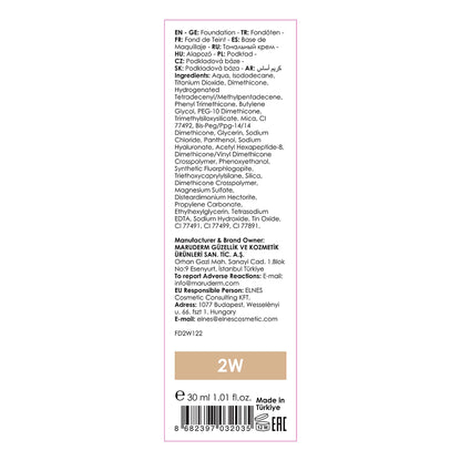 Maruderm Make Up Your Shades Foundation 2W