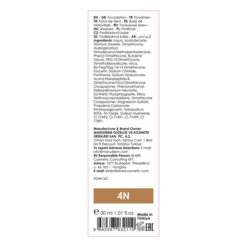 Maruderm Make Up Your Shades Foundation 4N