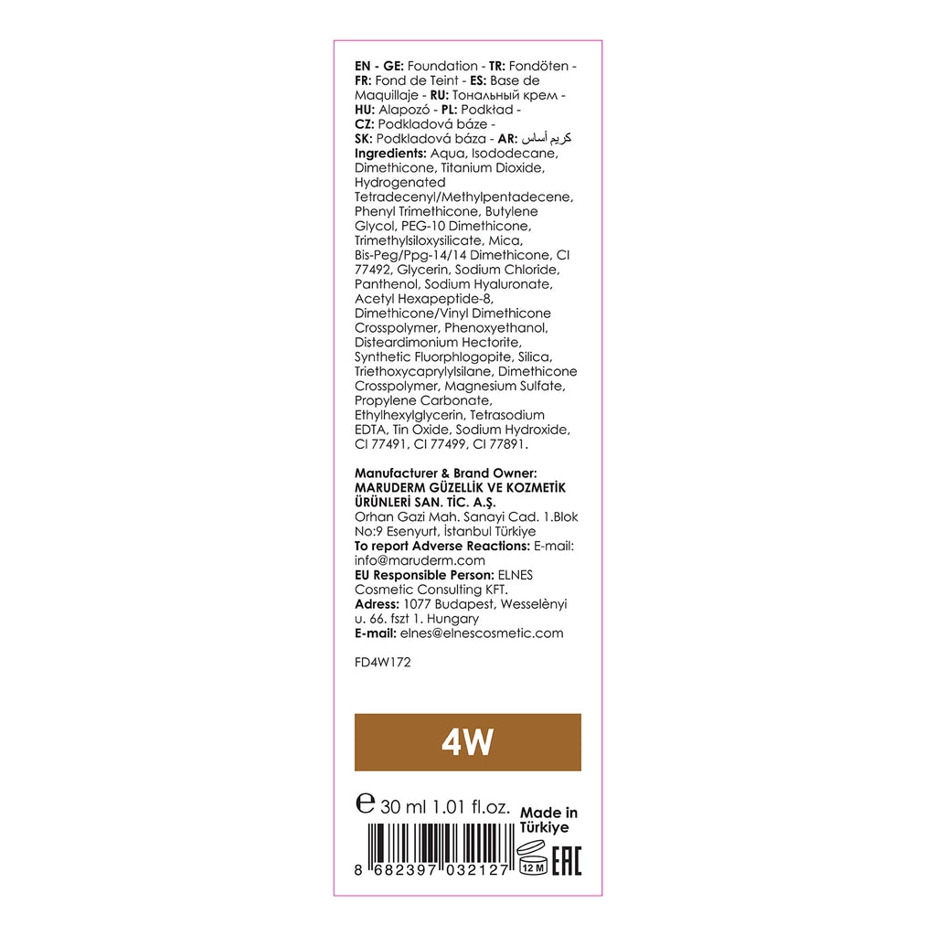 Maruderm Make Up Your Shades Foundation 4W