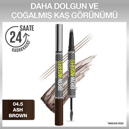 Maybelline New York Brow Insert Double Ended Eyebrow Pencil 02 Soft Brown