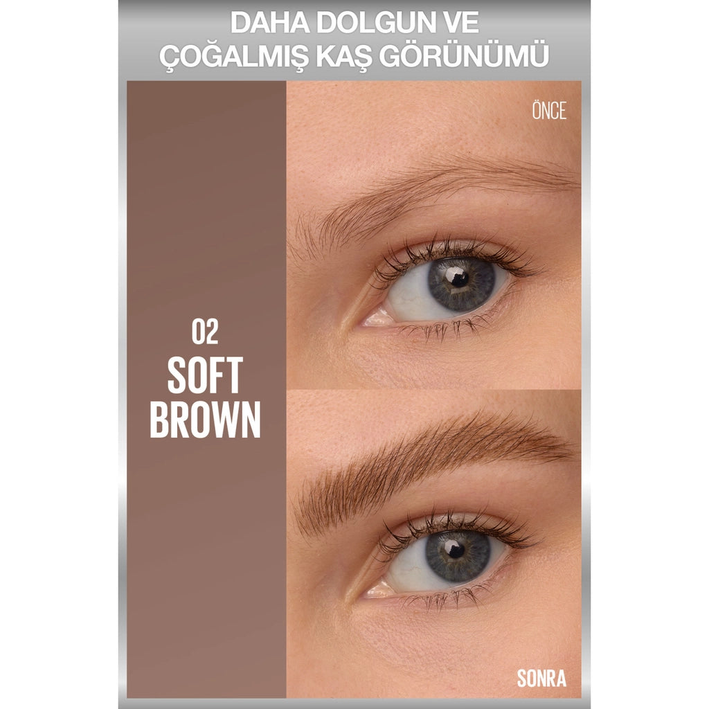 Maybelline New York Brow Insert Double Ended Eyebrow Pencil 02 Soft Brown