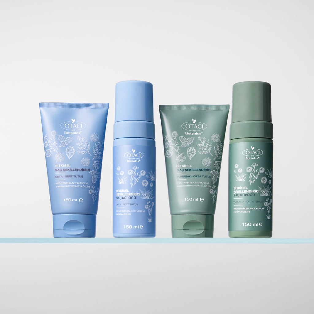 Otacı Botanics Herbal Styling Hair Mousse 150 ml (Medium &amp; Hard Hold)