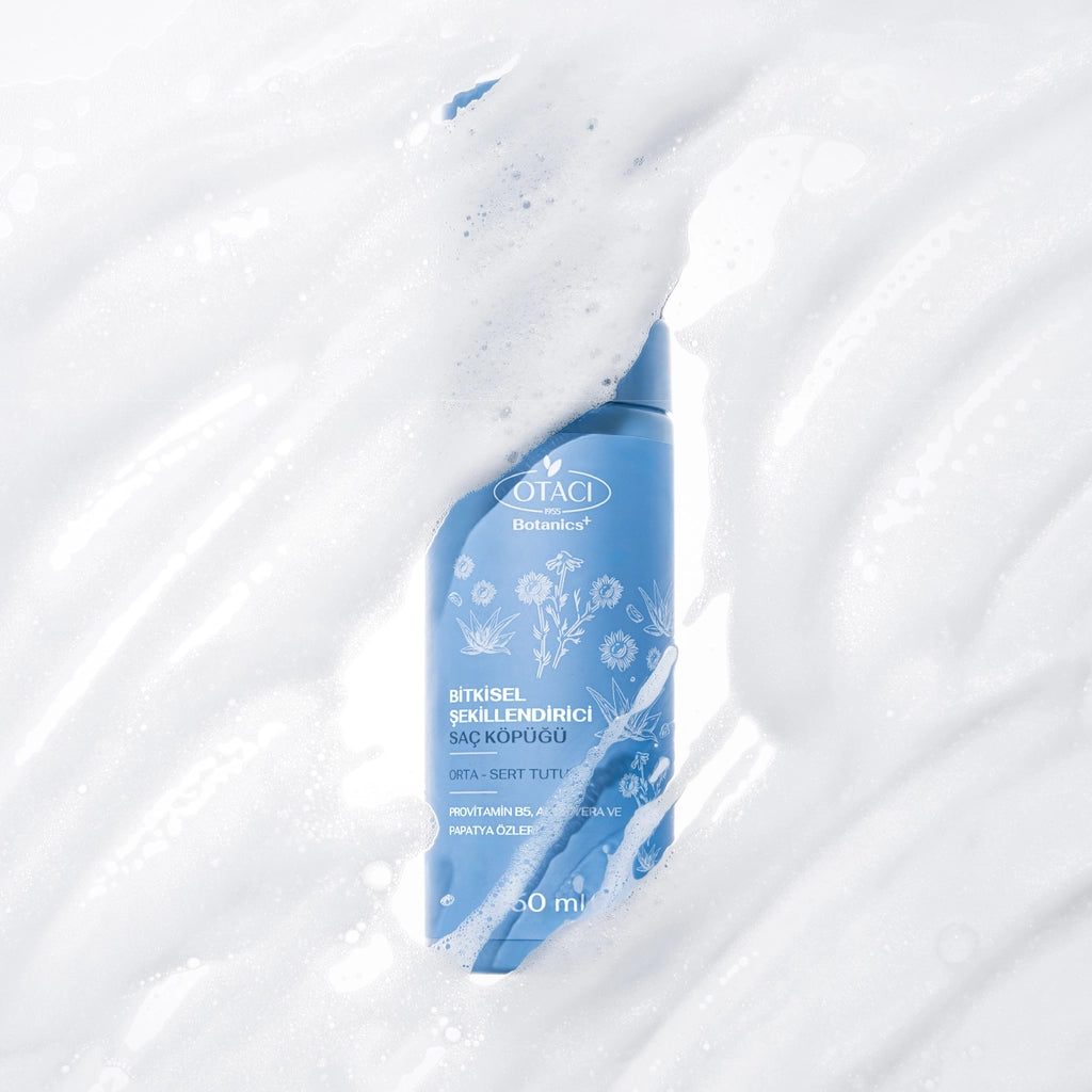 Otacı Botanics Herbal Styling Hair Mousse 150 ml (Medium &amp; Hard Hold)