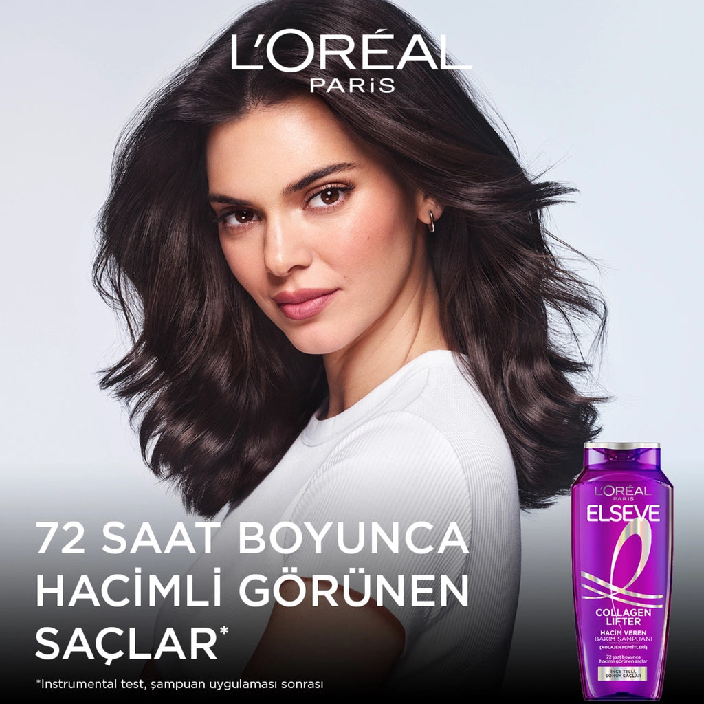 Loreal Paris Elseve Volumizing Hair Care Shampoo Containing Collagen Lifter (Collagen Peptides) 300 m