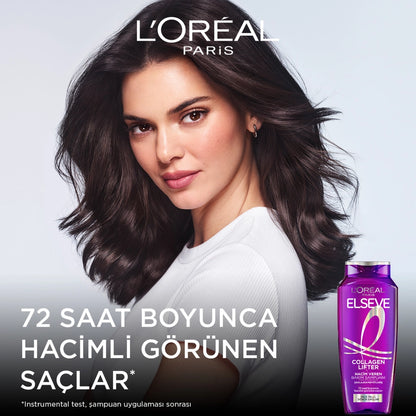 Loreal Paris Elseve Volumizing Hair Care Shampoo Containing Collagen Lifter (Collagen Peptides) 300 m