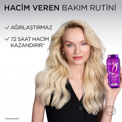 Loreal Paris Elseve Volumizing Hair Care Shampoo Containing Collagen Lifter (Collagen Peptides) 300 m