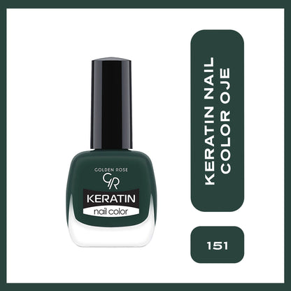 Golden Rose Keratin Nail Color Nail Polish Transparent