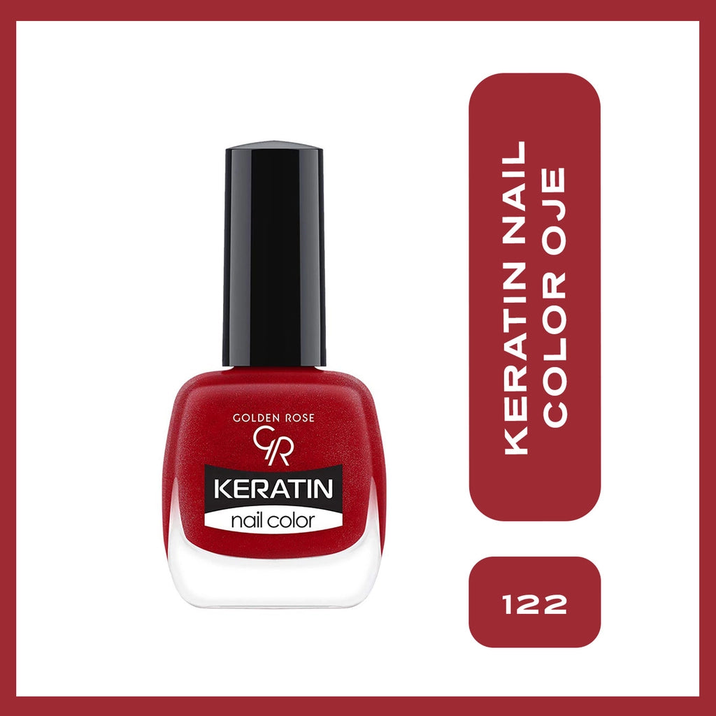 Golden Rose Keratin Nail Color Nail Polish Transparent