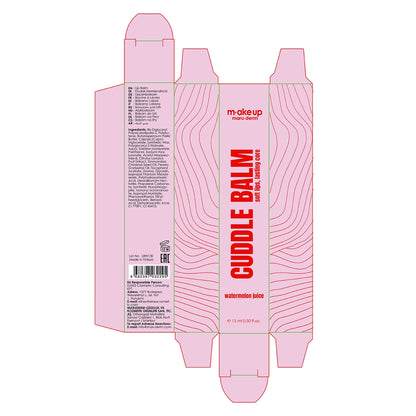 Maruderm Make Up Cuddle Balm Lip Balm Watermelon Juice
