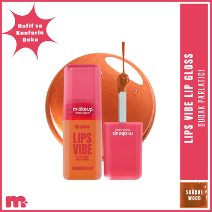 Maruderm Make Up Lips Vibe Lip Gloss Sandalwood