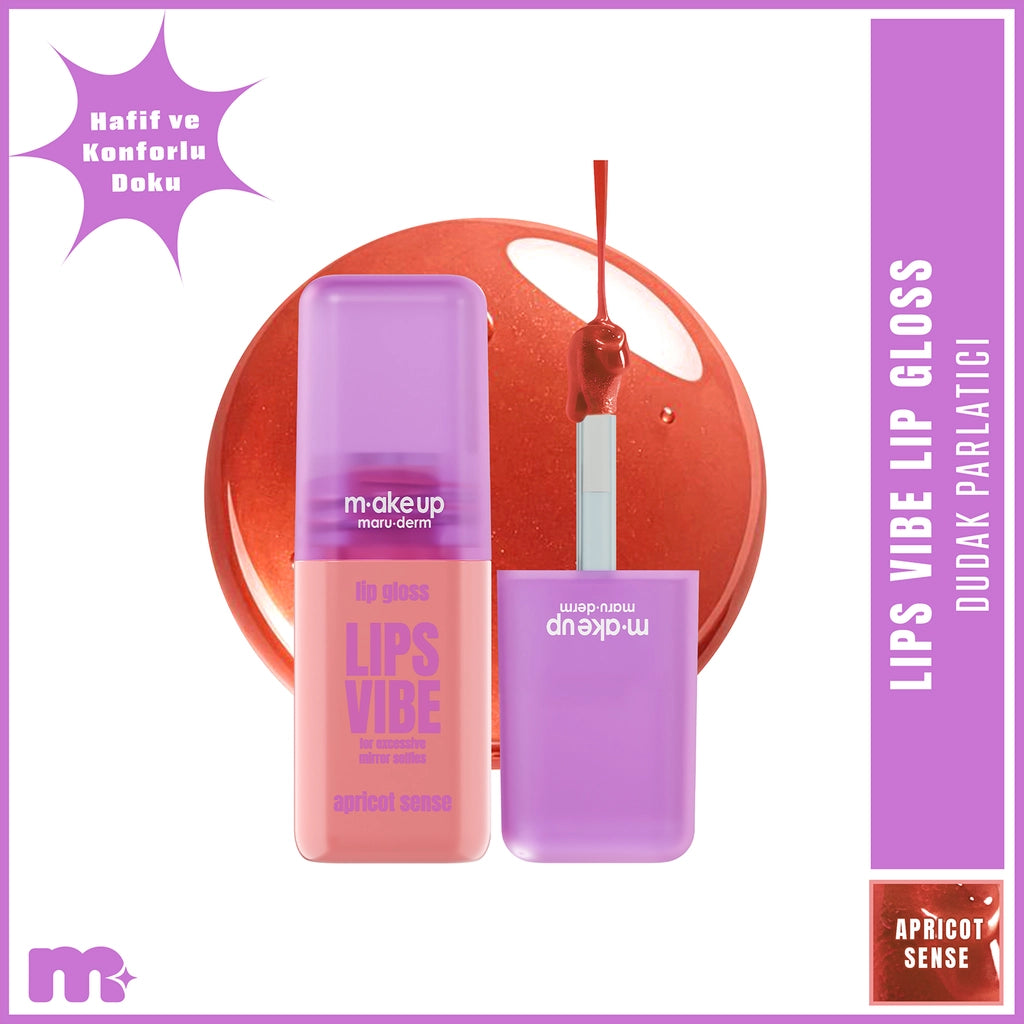 Maruderm Make Up Lips Vibe Lip Gloss Bubble Gum
