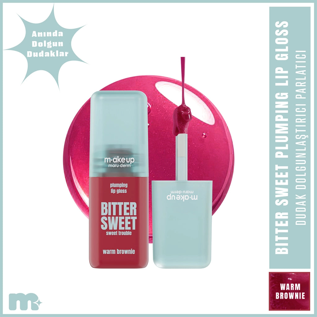 Maruderm Make Up Plumping Bitter Sweet Lip Gloss Flamingo