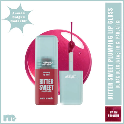 Maruderm Make Up Plumping Bitter Sweet Lip Gloss Warm Brownie