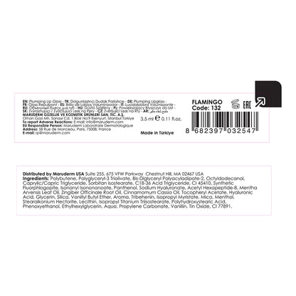 Maruderm Make Up Plumping Bitter Sweet Lip Gloss Flamingo
