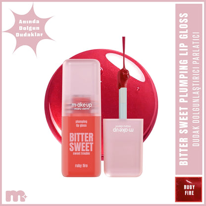 Maruderm Make Up Plumping Bitter Sweet Lip Gloss Ruby Fire