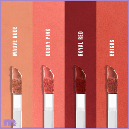 Maruderm Make Up Chic Hot Liquid Matte Lipstick Dusky Pink
