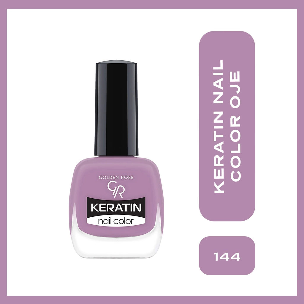 Golden Rose Keratin Nail Color Nail Polish Transparent