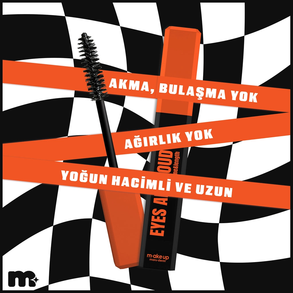 Maruderm Make Up Eyes Are Loud Mascara Volume &amp; Lenght (Black)
