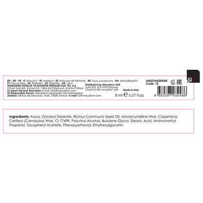 Maruderm Make Up Magnetic Eyes Mascara Lenght &amp; Define (Black)