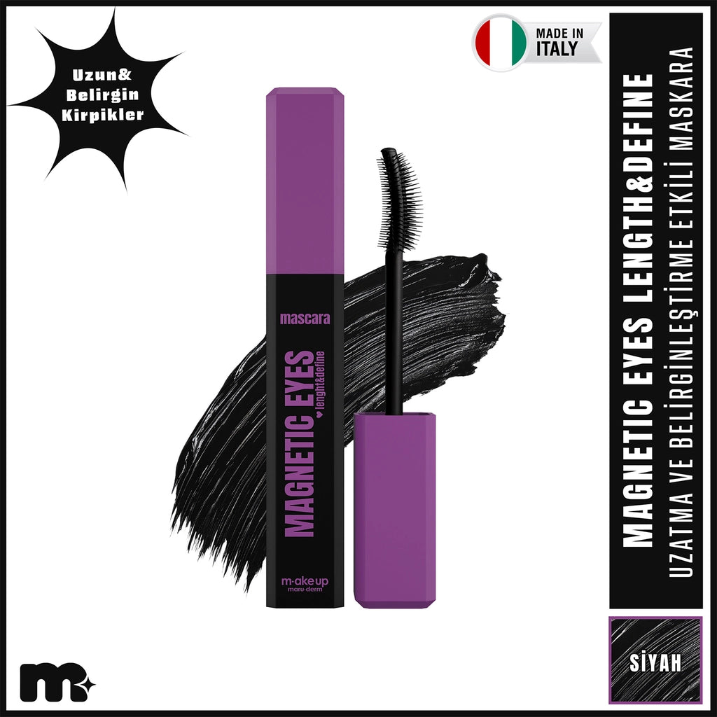 Maruderm Make Up Magnetic Eyes Mascara Lenght &amp; Define (Black)