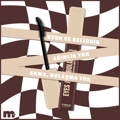 Maruderm Make Up Eyes Are Bold Colored Mascara Espresso Shot (Brown)