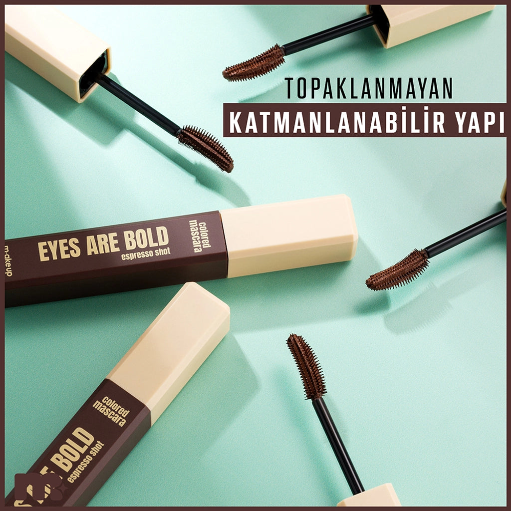 Maruderm Make Up Eyes Are Bold Colored Mascara Espresso Shot (Brown)