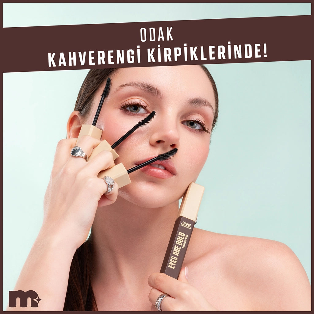 Maruderm Make Up Eyes Are Bold Colored Mascara Espresso Shot (Brown)