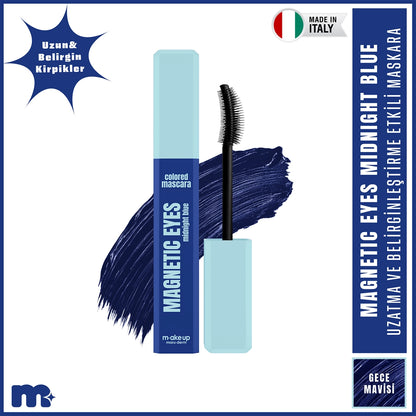 Maruderm Make Up Magnetic Eyes Colorful Mascara Midnight Blue