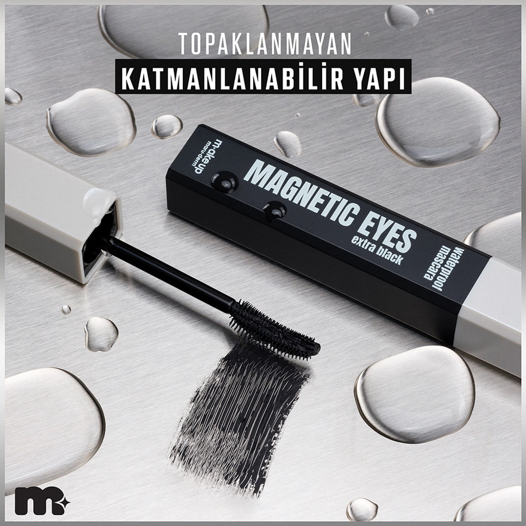 Maruderm Make Up Magnetic Eyes Waterproof Mascara (Extra Black)