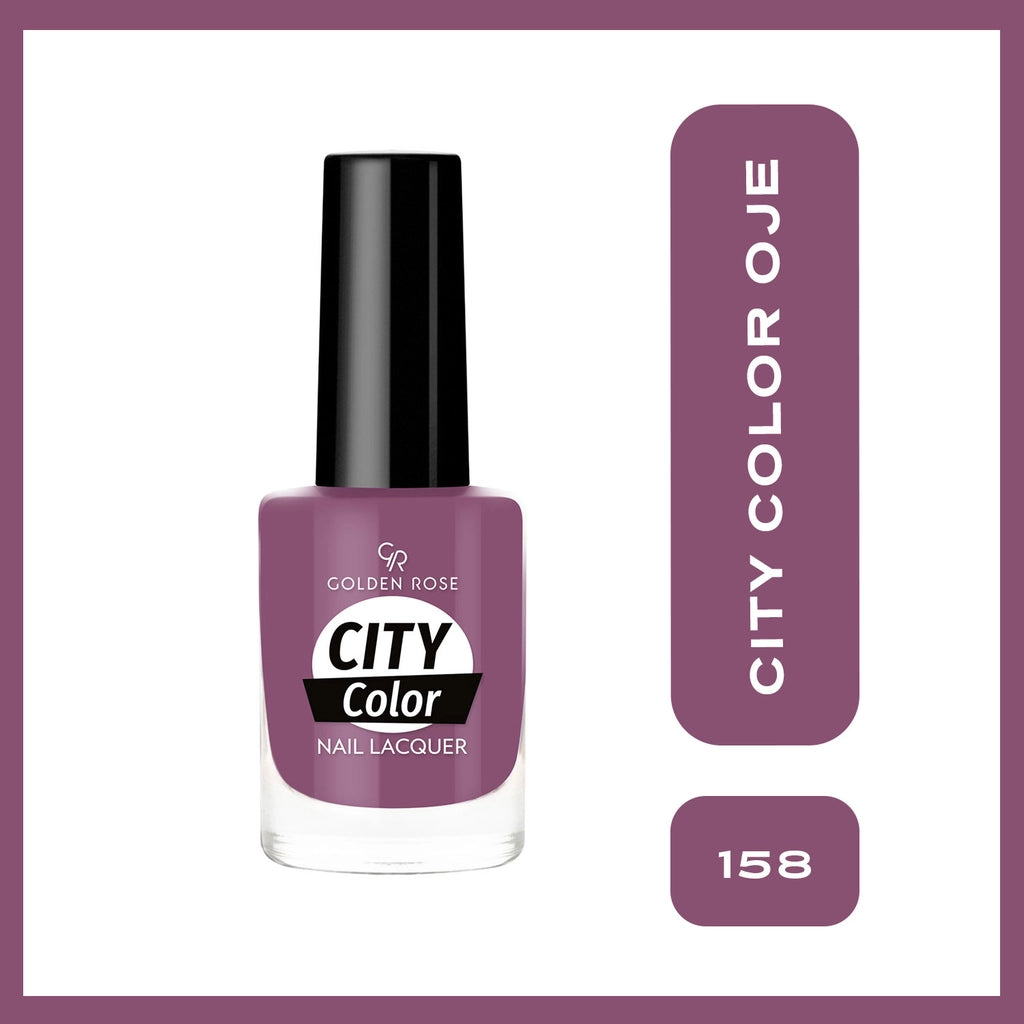Golden Rose City Color Nail Lacquer Nail Polish 154