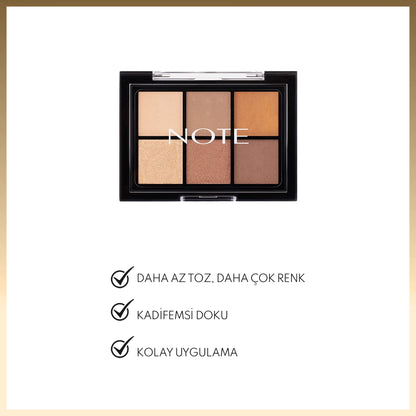 Note Eyeconic Shadow Palette Eyeshadow Palette 03 Mars