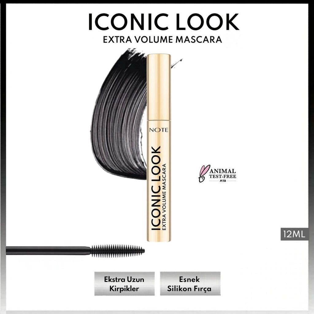Note Iconic Look Mascara Black