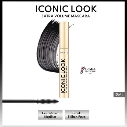 Note Iconic Look Mascara Black