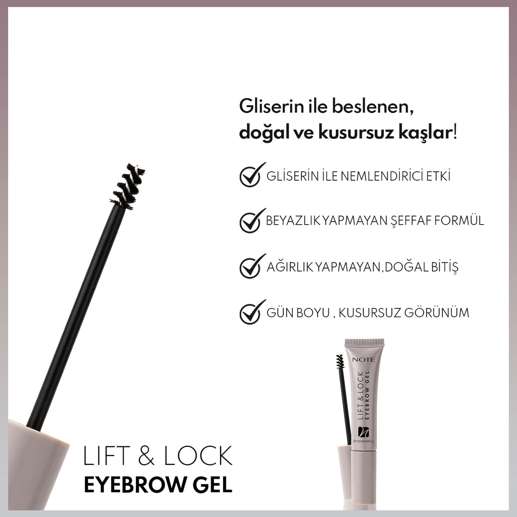 Note Lift &amp; Lock Eyebrow Gel Eyebrow Gel