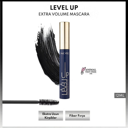 Note Level Up Extra Volume Mascara Black