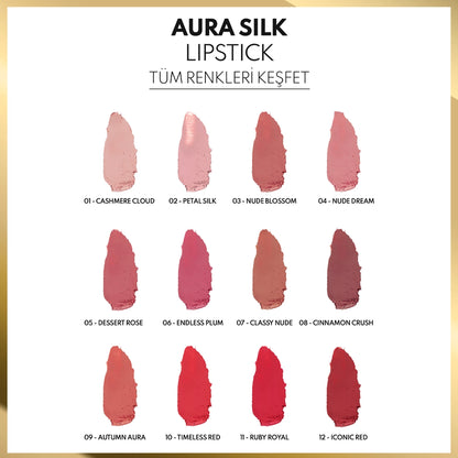 Note Aura Silk Lipstick Lipstick 07 Classy Nude