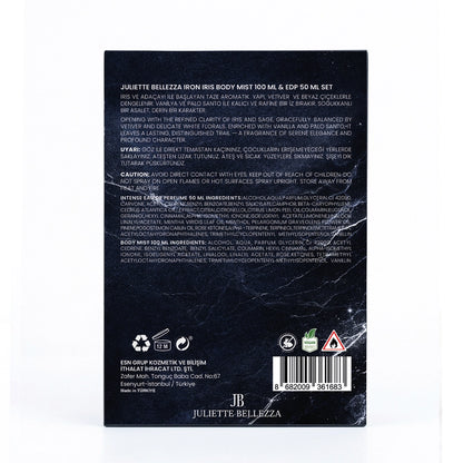 Juliette Bellezza Iron Iris Mystic Duo EDP Men&