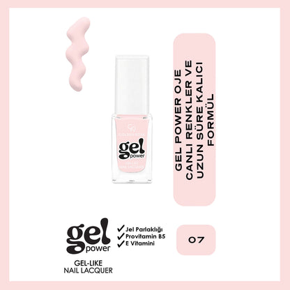Golden Rose Power Gel Like Nail Nail Polish No: 09