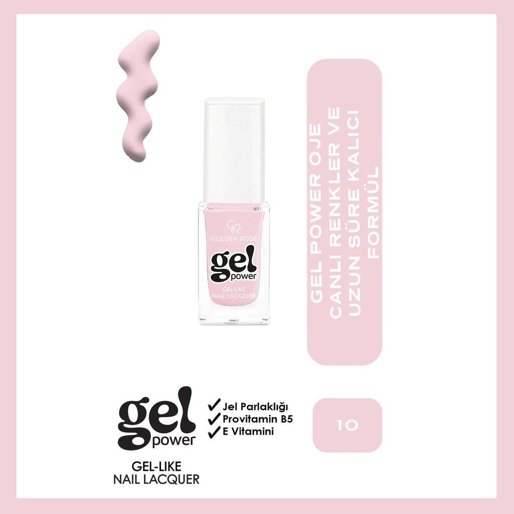 Golden Rose Power Gel Like Nail Nail Polish No: 08