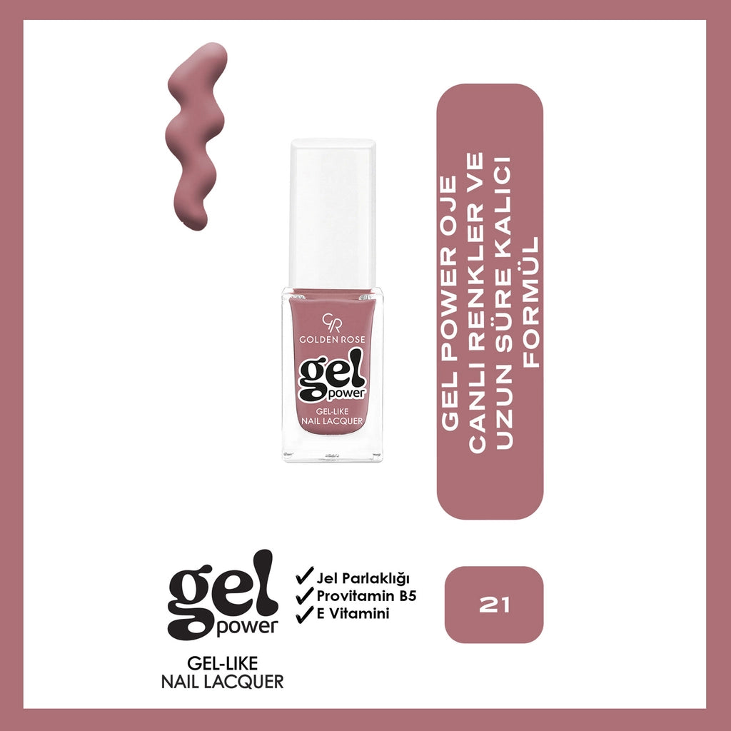 Golden Rose Power Gel Like Nail Nail Polish No: 43