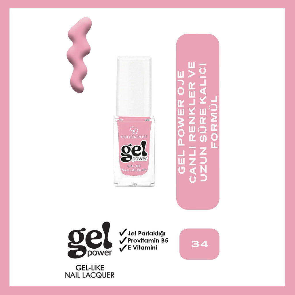 Golden Rose Power Gel Like Nail Nail Polish No: 72