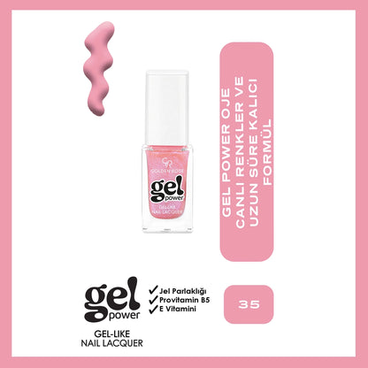 Golden Rose Power Gel Like Nail Nail Polish No: 72