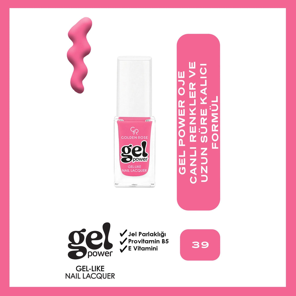 Golden Rose Power Gel Like Nail Nail Polish No: 07