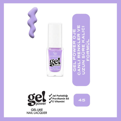 Golden Rose Power Gel Like Nail Nail Polish No: 72