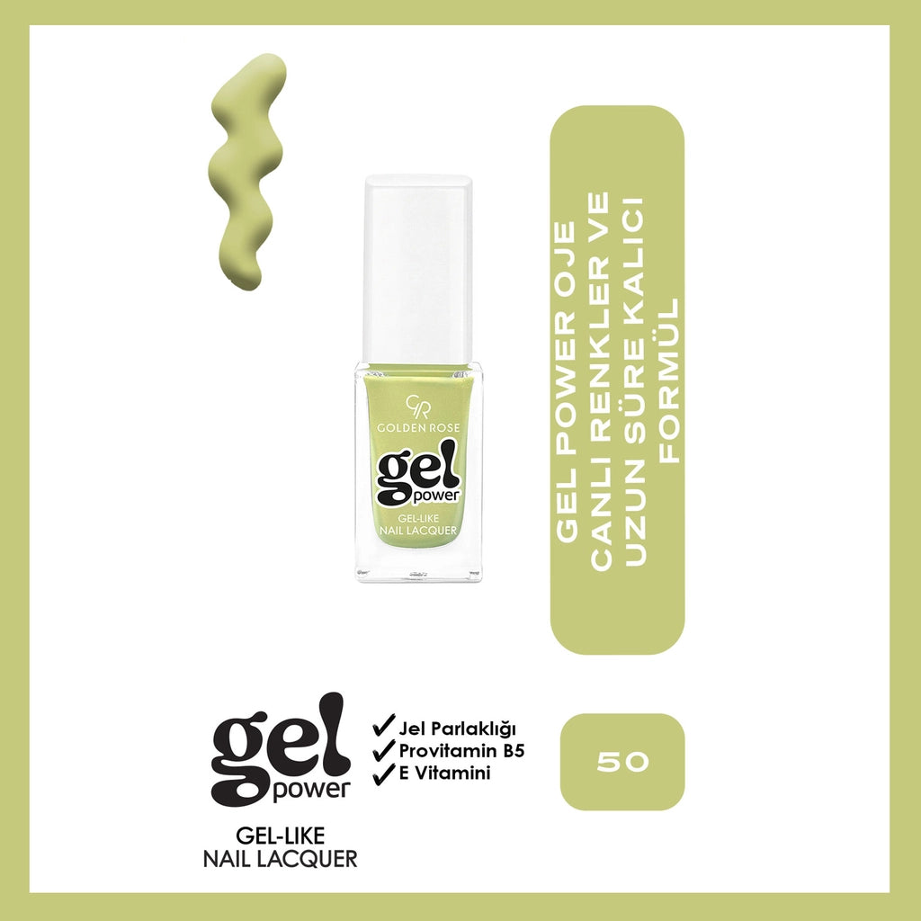 Golden Rose Power Gel Like Nail Nail Polish No: 08